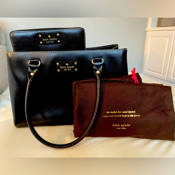 kate spade Handbags - kate spade New York Wellesley Elena bag in gorgeous black leather.